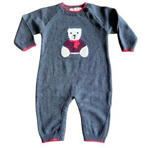 NEW Boutique Collection 100% Cotton Baby Holiday Jumpsuit Romper - Size 6 Months